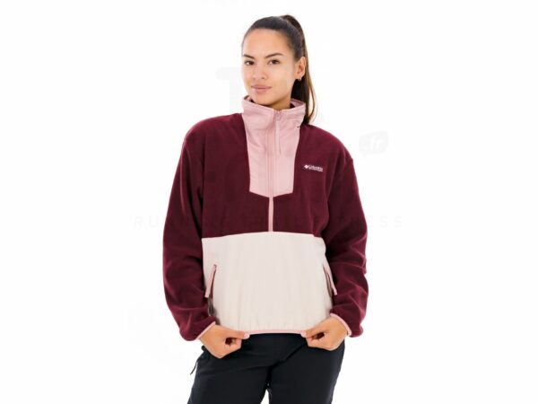 Columbia Sequoia Grove 1/2 zip Fleece vêtement running femme déstockage