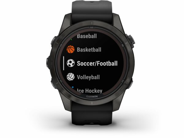 Garmin Fenix 7S Pro Sapphire Solar Titane Cardio-Gps