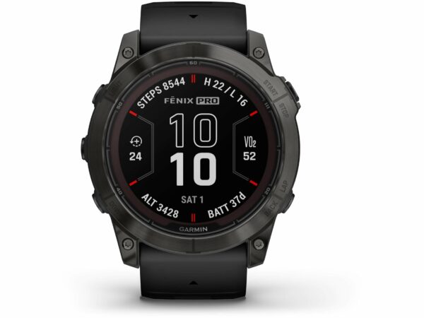 Garmin Fenix 7X Pro Sapphire Solar Titane Cardio-Gps