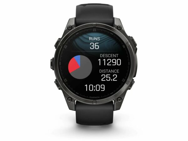 Garmin Fenix 8 AMOLED Sapphire Titane 47mm Cardio-Gps