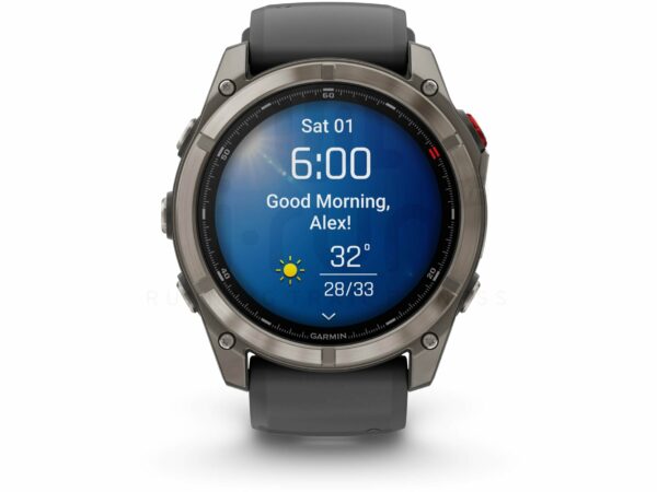 Garmin Fenix 8 Pro Sapphire Titane AMOLED 51 mm Cardio-Gps