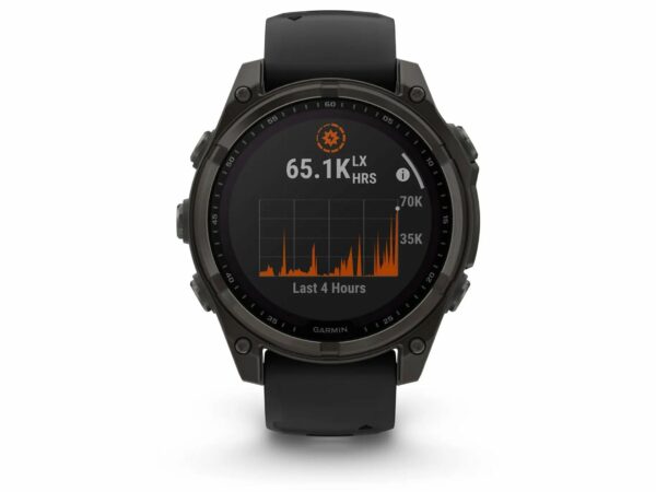 Garmin Fenix 8 Solar Sapphire Titane 47mm Cardio-Gps