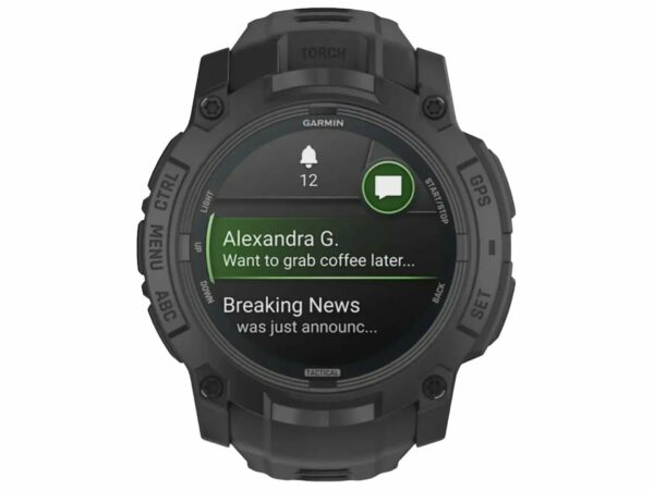 Garmin Instinct 3 AMOLED Tactical Edition 50 mm Cardio-Gps