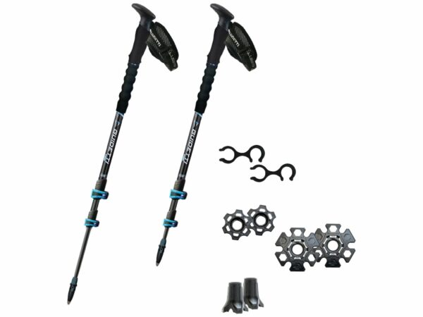 Guidetti B Light Saphir Carbone MK2 Bâtons de marche