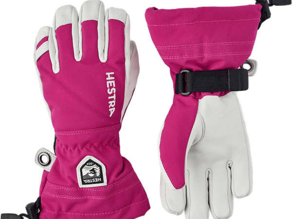 HESTRA ARMY LEATHER HELI SKI JR. - 5 FINGER