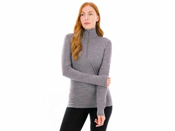 Icebreaker Mérinos 200 Oasis 1/2 Zip vêtement running femme déstockage