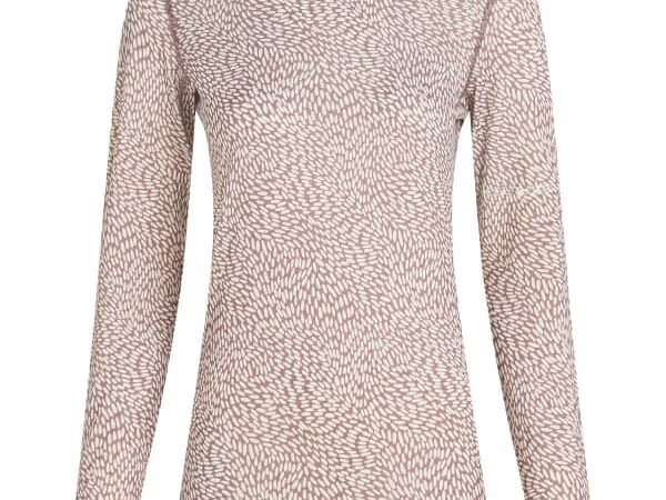 ICEBREAKER W MER 200 OASIS LS CREWE FLOCK