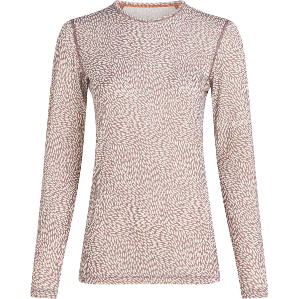 ICEBREAKER W MER 200 OASIS LS CREWE FLOCK