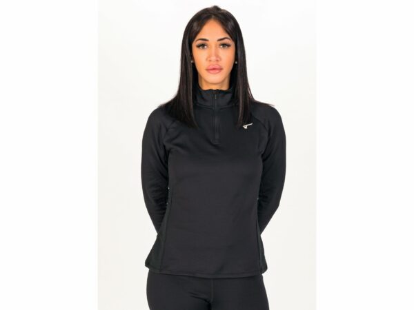 Mizuno Warmalite 1/2 Zip vêtement running femme déstockage