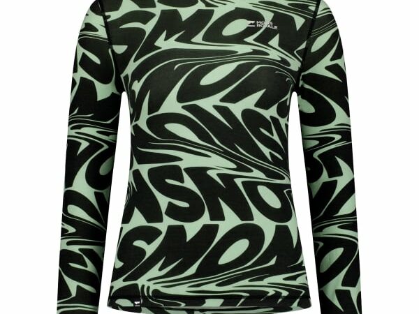 MONS ROYALE CASCADE MERINO BASE LAYER MOCK NECK LS W