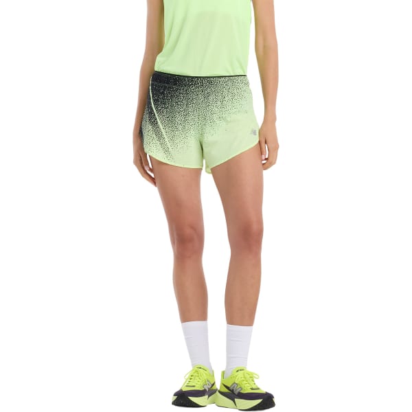NEW BALANCE RC ULTRA LIGHT PRINTED SHORT 3 IN W