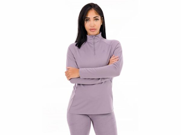 Odlo Essentials Ceramiwarm 1/2 Zip vêtement running femme déstockage