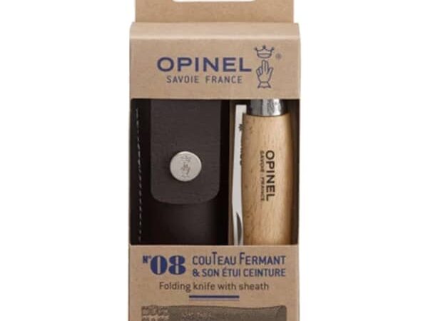 OPINEL N°08 HETRE INOX + ETUI