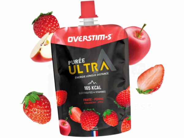 OVERSTIMS Purée Ultra Fraise Pomme Diététique $scat.CAT_NOM
