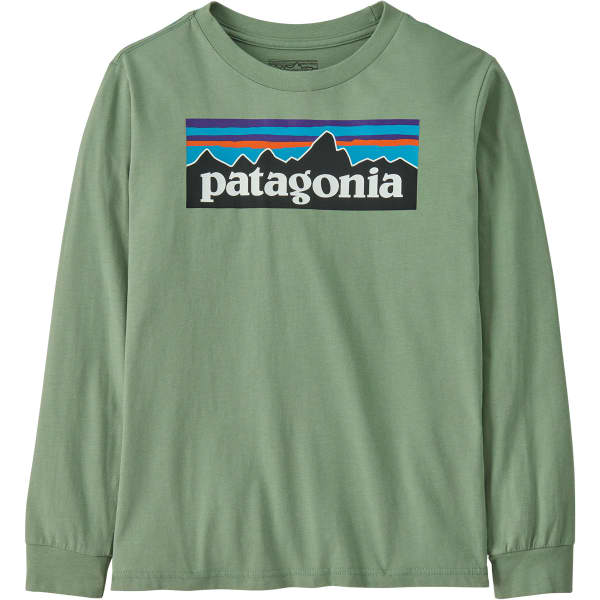 PATAGONIA K'S L/S P-6 LOGO T-SHIRT