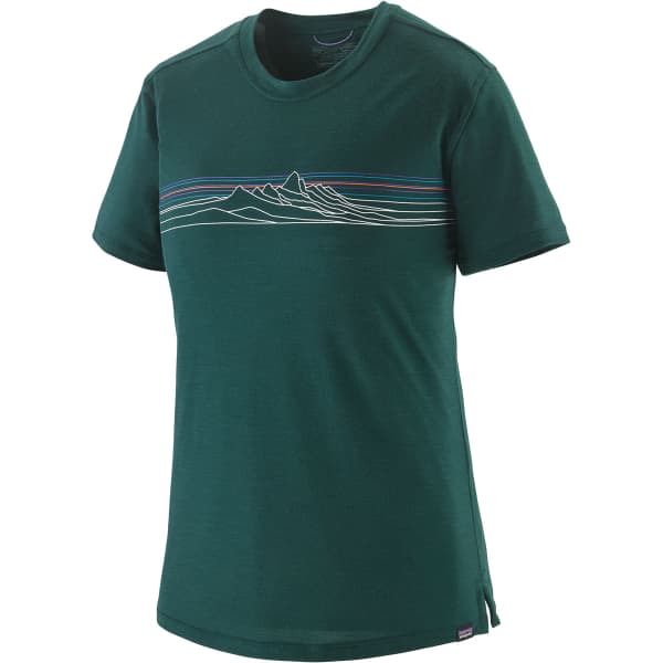 PATAGONIA W'S CAP COOL MERINO BLEND GRAPHIC SHIRT