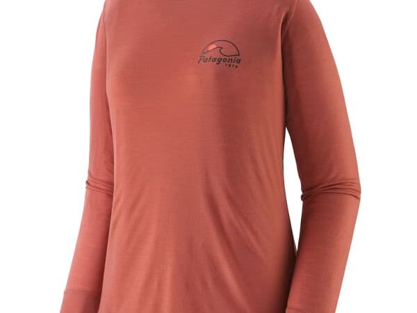 PATAGONIA W'S L/S CAP COOL MERINO BLEND GRAPHIC SHIRT