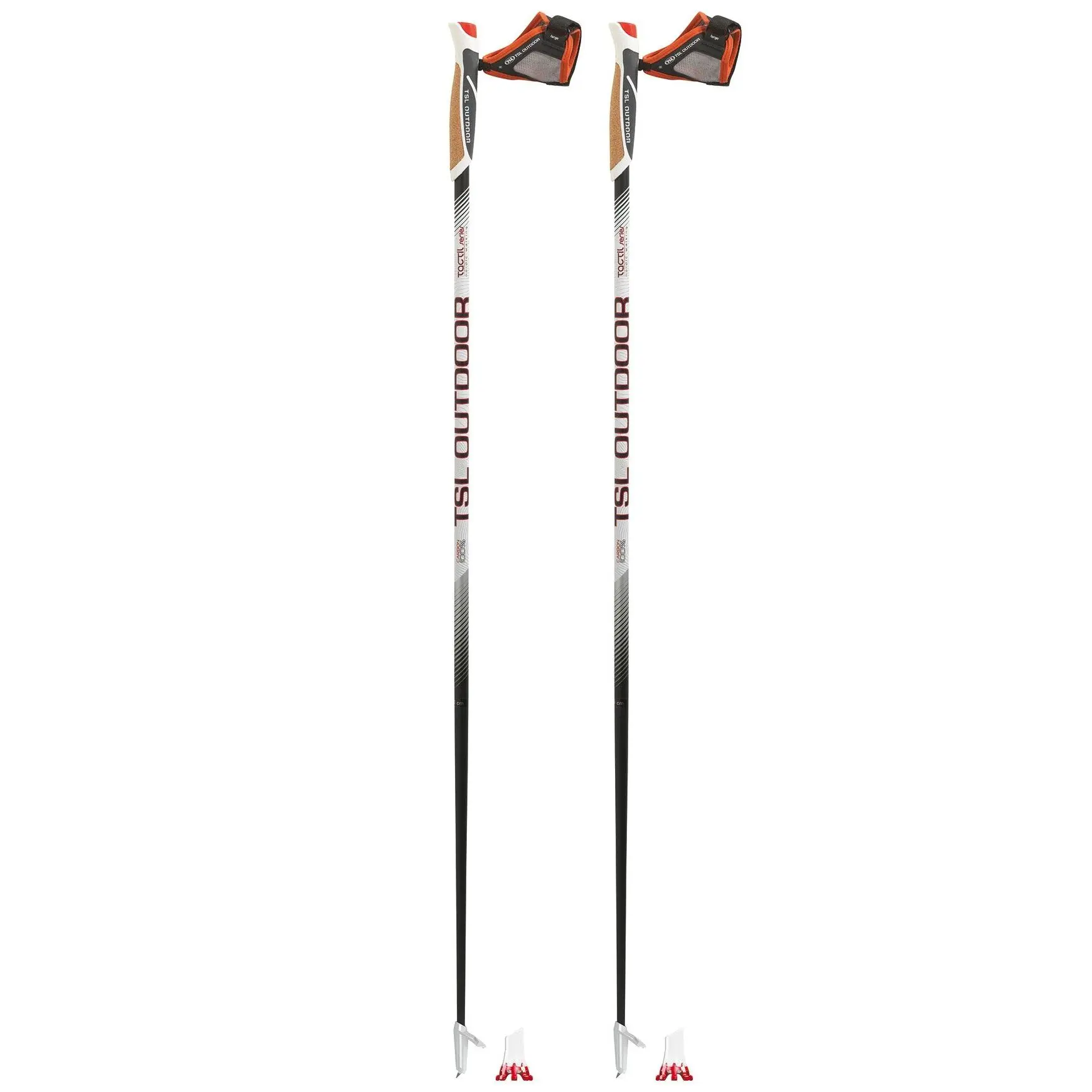 Bâtons TSL Tactil c100 cork - spike/crossover