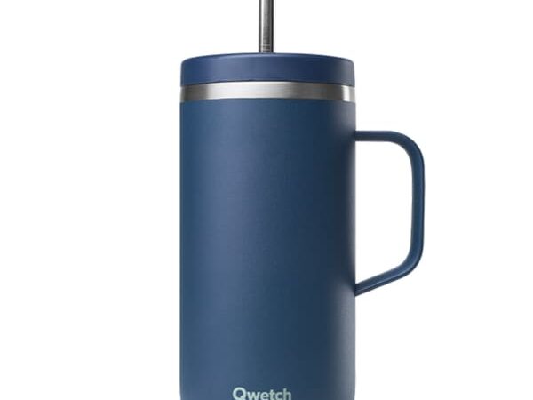 QWETCH COLD CUP INSULATED INOX WITH HANDLE 600ML