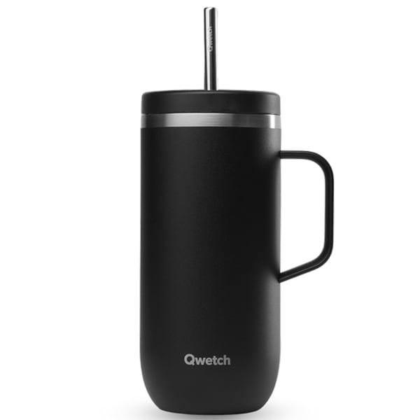 QWETCH COLD CUP INSULATED INOX WITH HANDLE 600ML