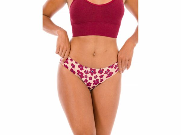 Smoon Culotte menstruelle Artémis Flower - Flux abondant vêtement running femme