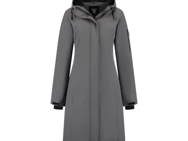 Veste imperméable à capuche softshell femme Travelin Uvana