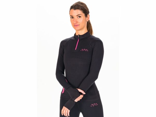 Uglow 1/2 Zip Brush W vêtement running femme déstockage