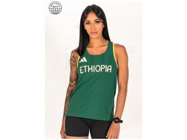 adidas Ethiopia Tank W vêtement running femme déstockage