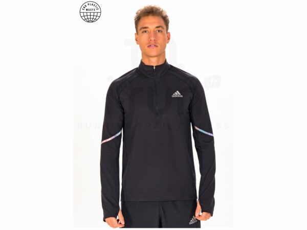 adidas Fast 1/2 Zip M vêtement running homme déstockage
