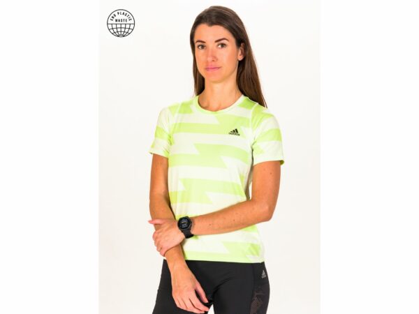 adidas Fast Allover Print W vêtement running femme déstockage