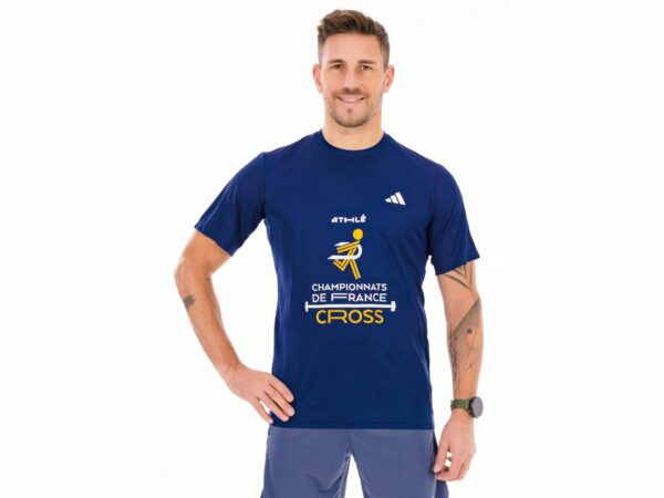 adidas Tee Champ France Cross vêtement running homme