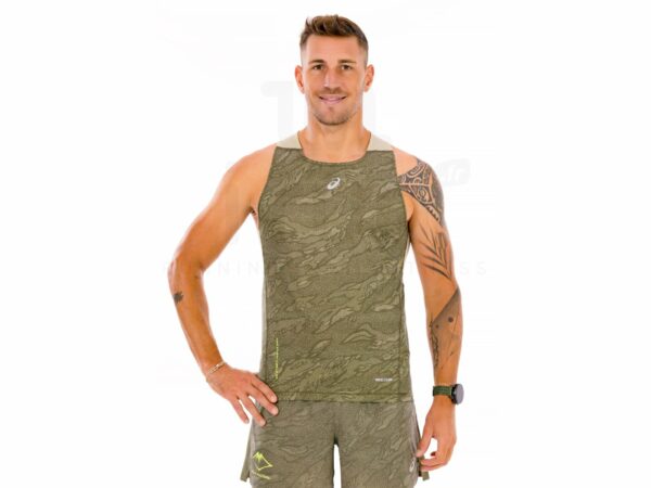 Asics Fujitrail vêtement running homme déstockage