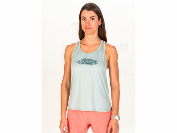 Asics Nagino Graphic Run W vêtement running femme déstockage