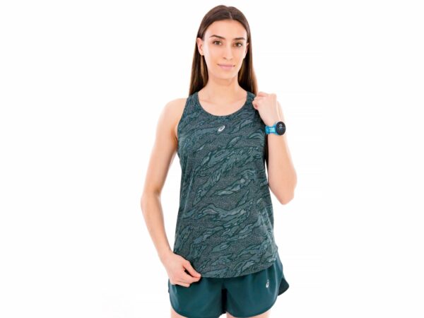 Asics Road All Over Print vêtement running femme déstockage