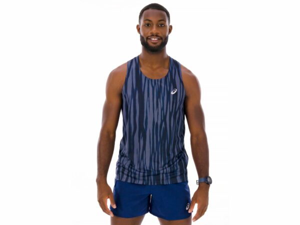 Asics Road All Over Print vêtement running homme déstockage