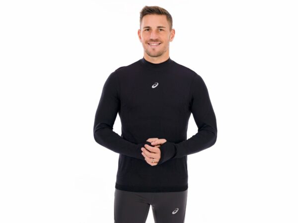 Asics Road Winter Seamless vêtement running homme déstockage