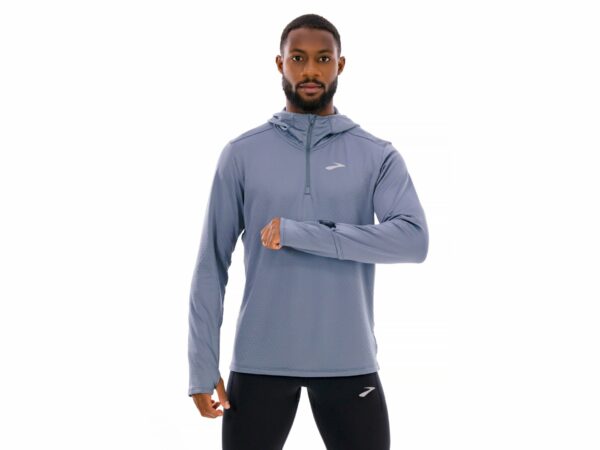 Brooks Notch Thermal Hoodie 3.0 vêtement running homme déstockage