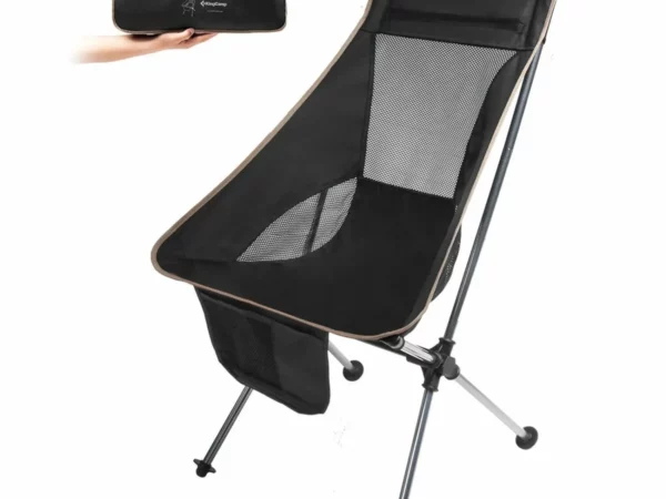 Chaise de camping pliable avec grand dossier Kingcamp