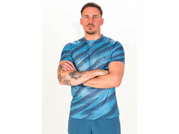 Mizuno DryAeroFlow Graphic vêtement running homme déstockage