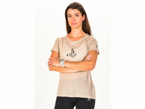 Odlo Ascent Performance Wool vêtement running femme déstockage