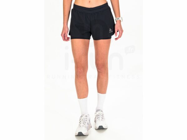 Odlo Zeroweight 2 en 1 W vêtement running femme déstockage