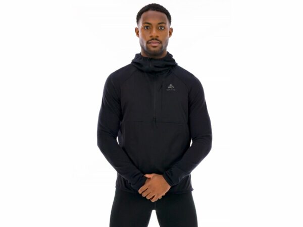 Odlo Zeroweight Pro Performance Wool 1/2 Zip vêtement running homme déstockage