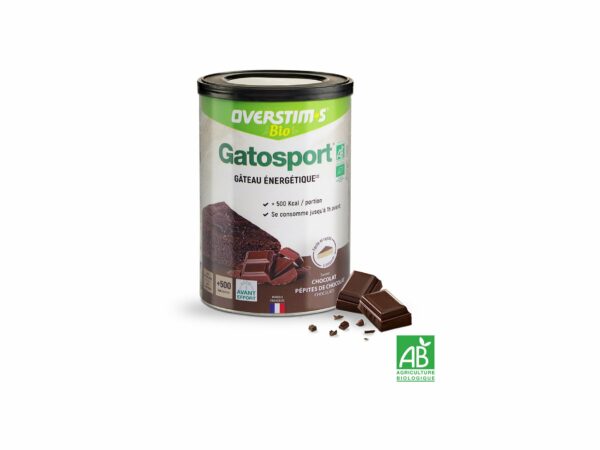 OVERSTIMS Gatosport Bio 400 g - Chocolat et pépites de chocolat Diététique $scat.CAT_NOM
