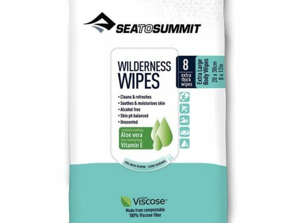 SEA TO SUMMIT PACK 8 LINGETTES WILDERNESS 20x30CM