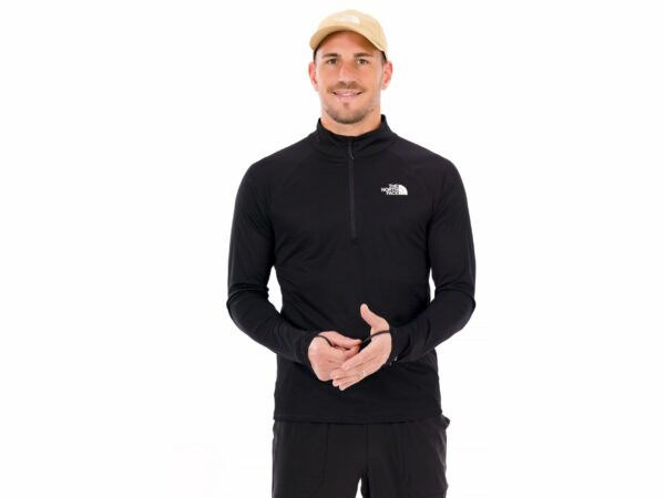 The North Face Sunriser 1/4 Zip vêtement running homme déstockage
