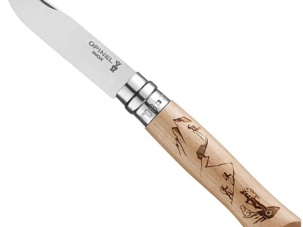 OPINEL N°08 GRAVURE RANDO HÊTRE