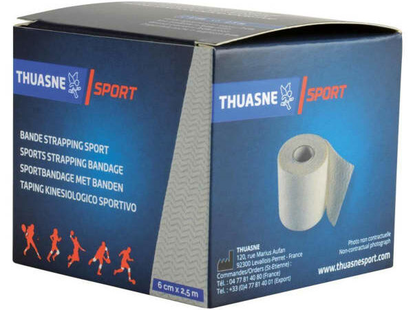 THUASNE BANDE STRAPPING SPORT 6CM X 2,5M