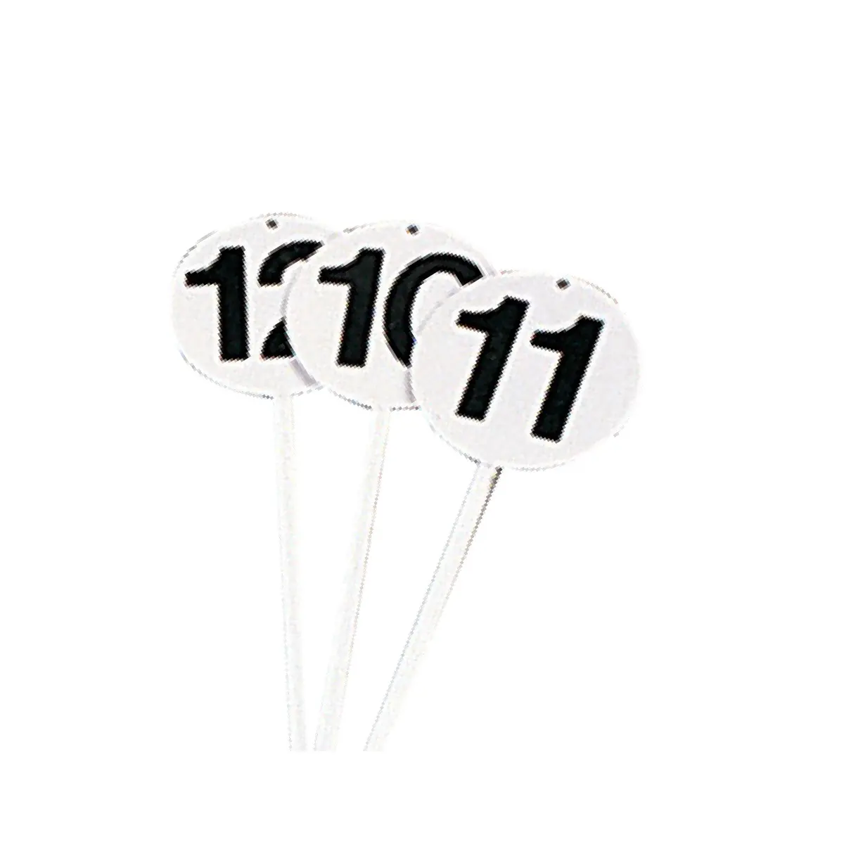 Fiches de marquage rondes Sporti (x12)
