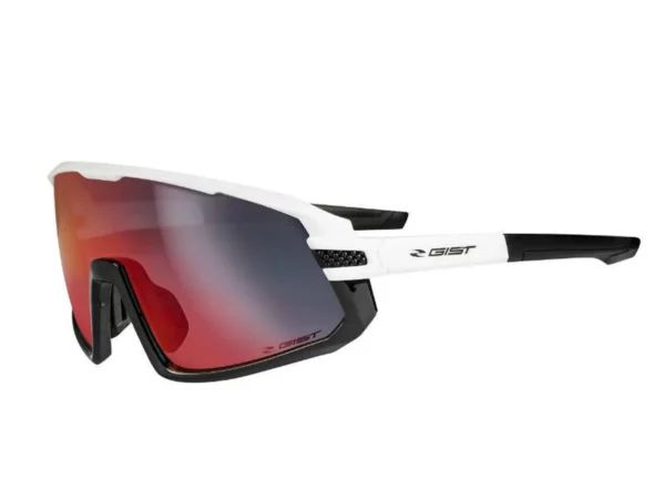 Lunettes vélo monture 3 verres interchangeables - protection 100% uv - uva - uvb vision optimale, ultra adhérentes, tres résistantes Gist Next