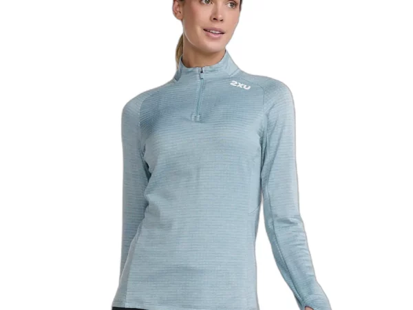 Maillot manches longues 1/4 zip femme 2XU Ignition
